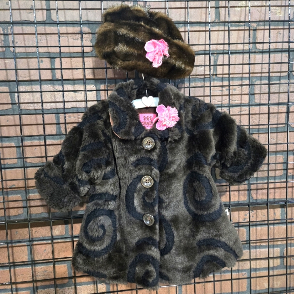 Rare Corky & Company 12 M Coat with Hat